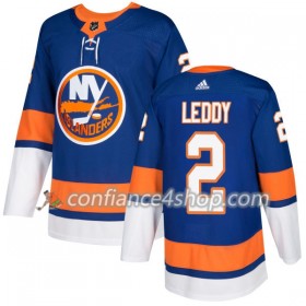 Adidas Maillot de Hockey New York Islanders Nick Leddy 2 2017-2018 Royal Authentic - Homme